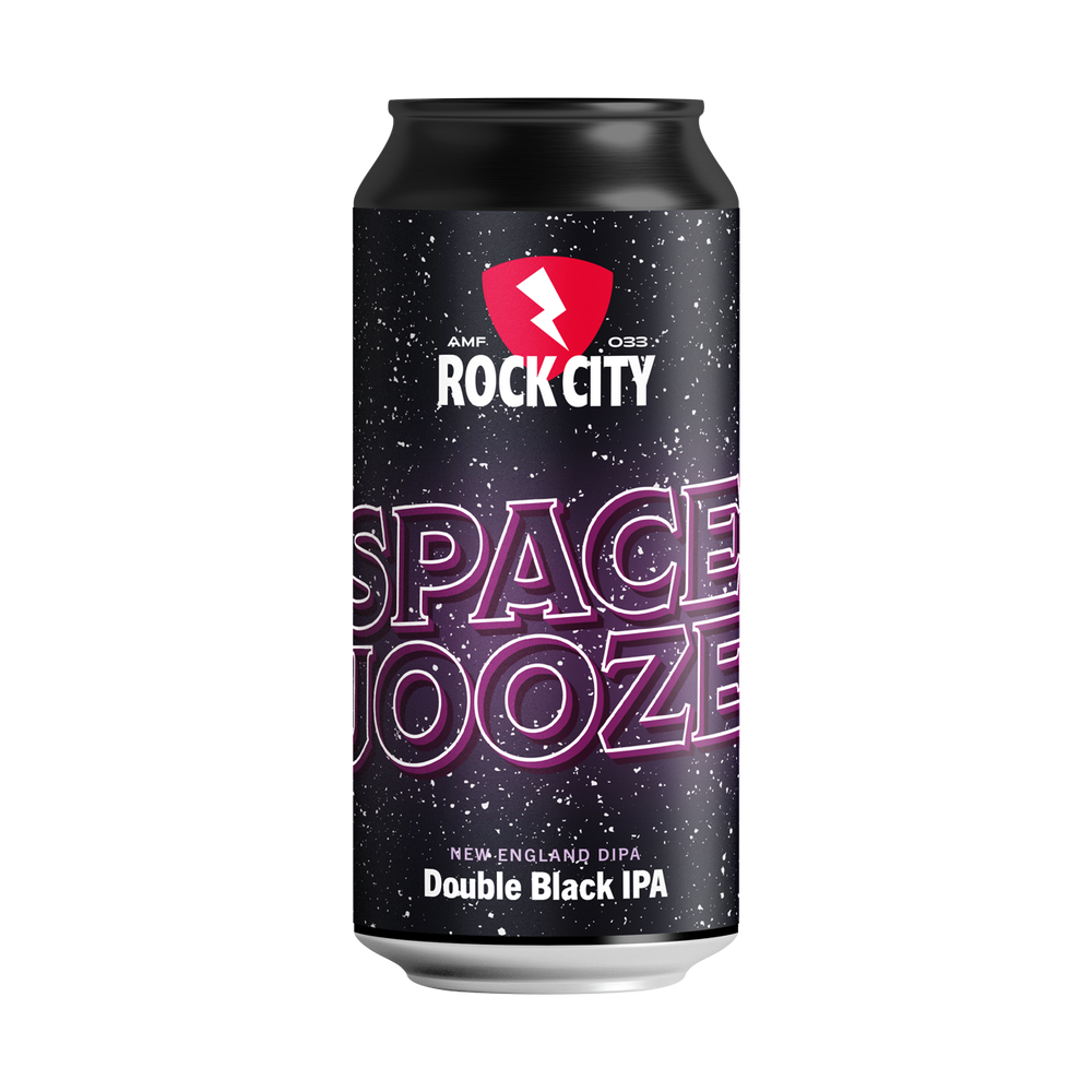 Rock City Space Jooze – New England style Double Black IPA 8% - Rock City Brewing